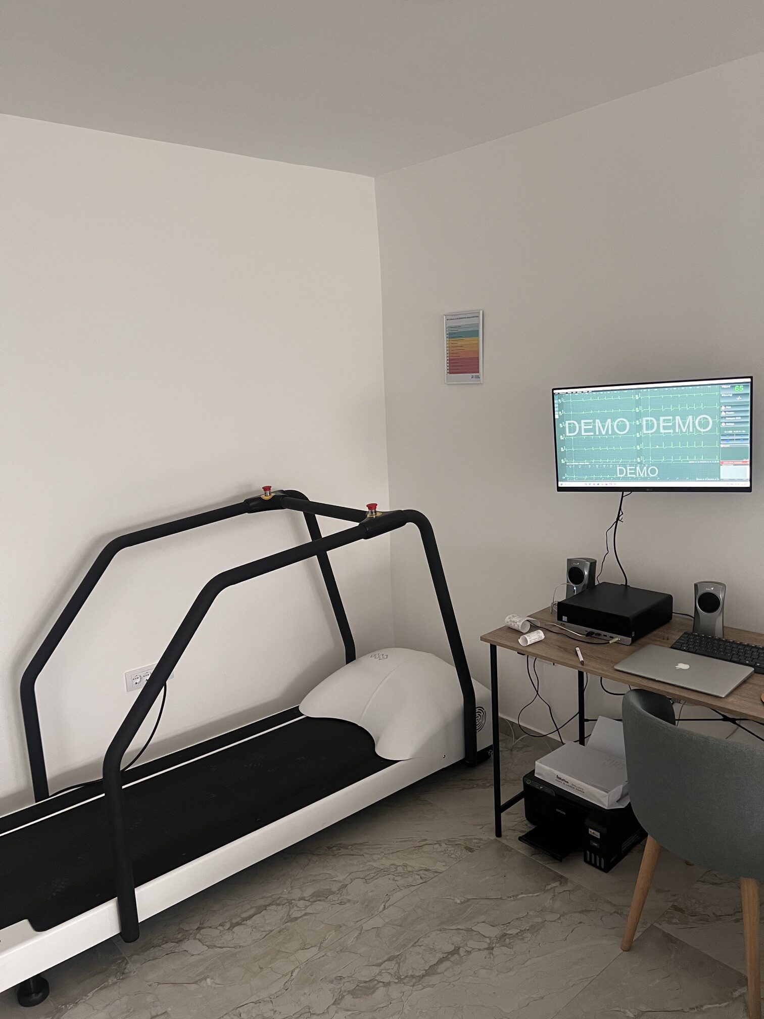 Traka za test opterećenja i BTL CardioPoint monitor u ambulanti Fizio Impuls u Pančevu