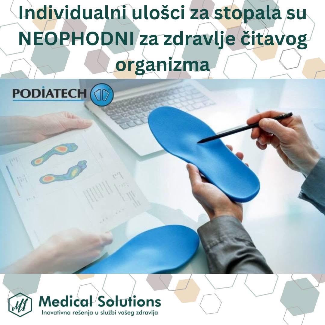 Individualni uložak Podiatech i nalaz analize pritiska stopala