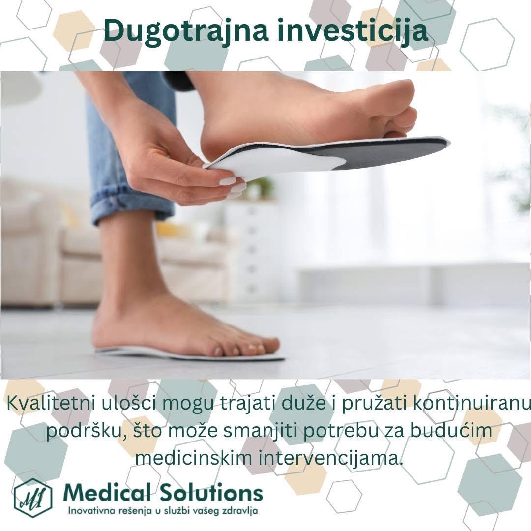 Postavljanje individualnog uloška u obuću