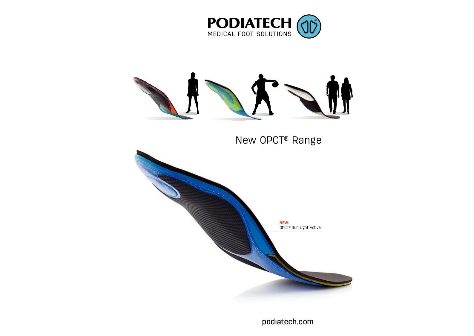 PODIATECH OPCT ulošci za stopala – modeli za sport, svakodnevnu i elegantnu obuću